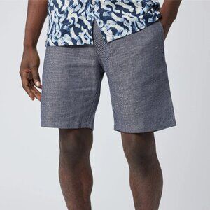 GOOD MAN BRAND Men's Tulum Shorts Size Large in Indigo Heather